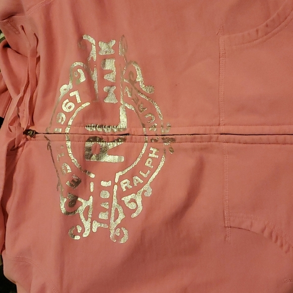 Polo RL jeans silver foil zip up - Picture 2 of 8